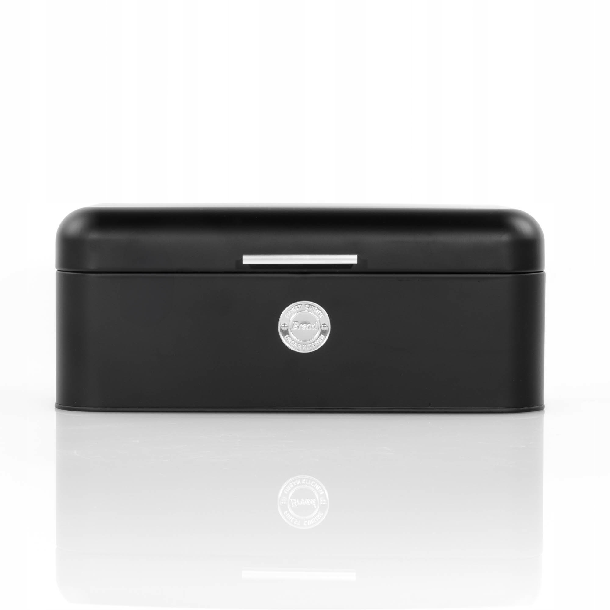 CHLEBAK CZARNY METALOWY DUŻY POJEMNIK NA CHLEB Kod producenta C80601970