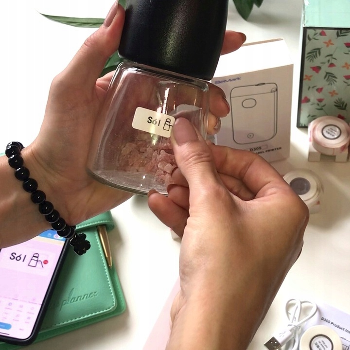 BeMark Drukarka Termiczna NAKLEJKI Etykiet EAN SL Model SL Small Labeler D30