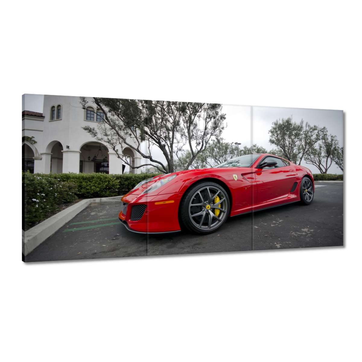 Obrazy 180x90 Červené auto Ferrari