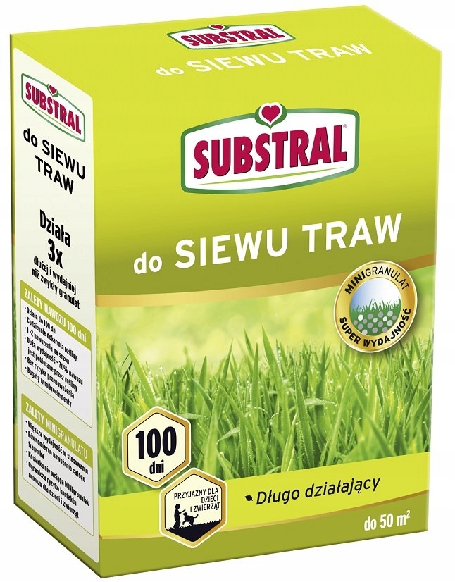 

Nawóz do siewu traw 1 kg Substral działa 100 dni