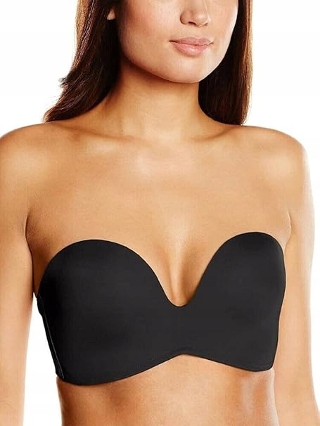Wonderbra Dámská Podprsenka Černý Bez Ramínek 75D 6EA
