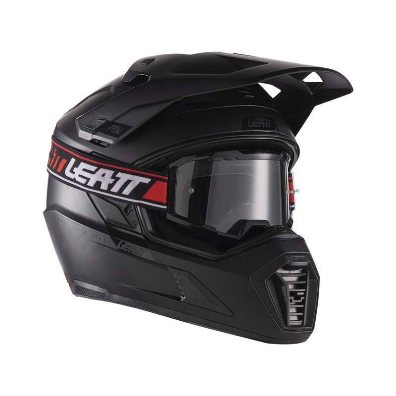 Motocyklová Prilba S Okuliarmi Leatt Adv 7.5 Black (XL)