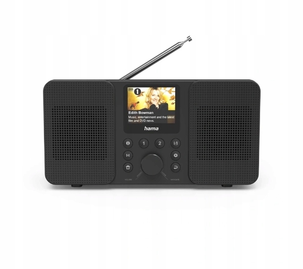 Radioodbiornik Hama DIR10 Radio Fm Dab Spotify Wi-Fi Bluetooth Czarny