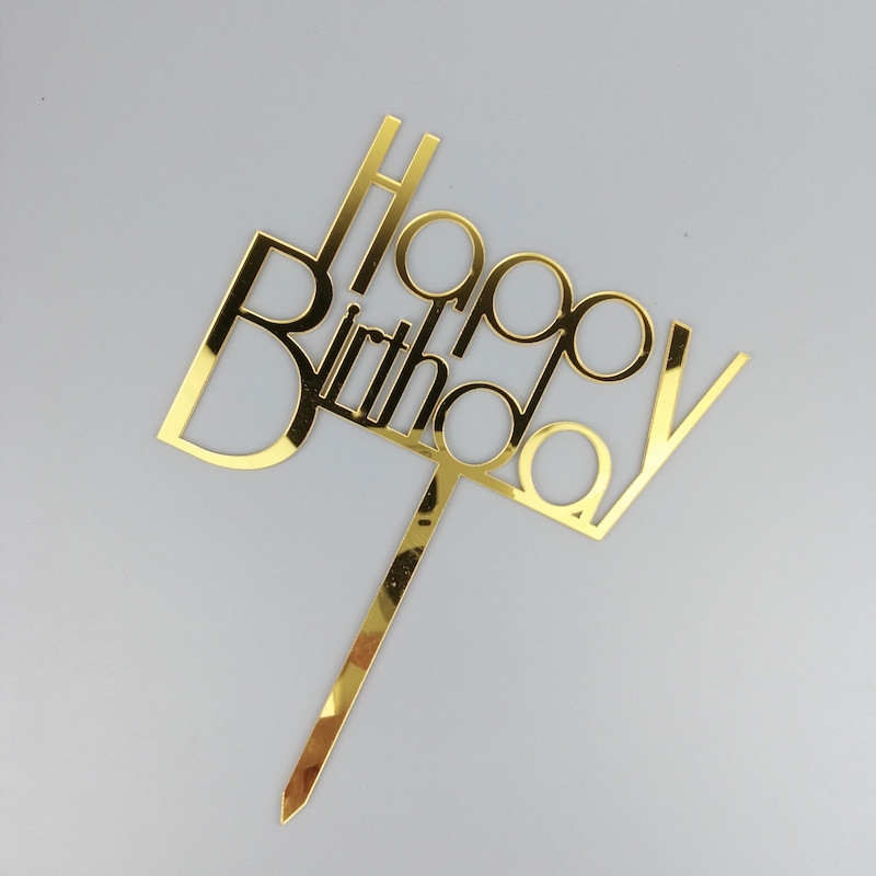 5x Topper HAPPY BIRTHDAY WYCINANY LASEROWO HIT! Kod producenta 2771