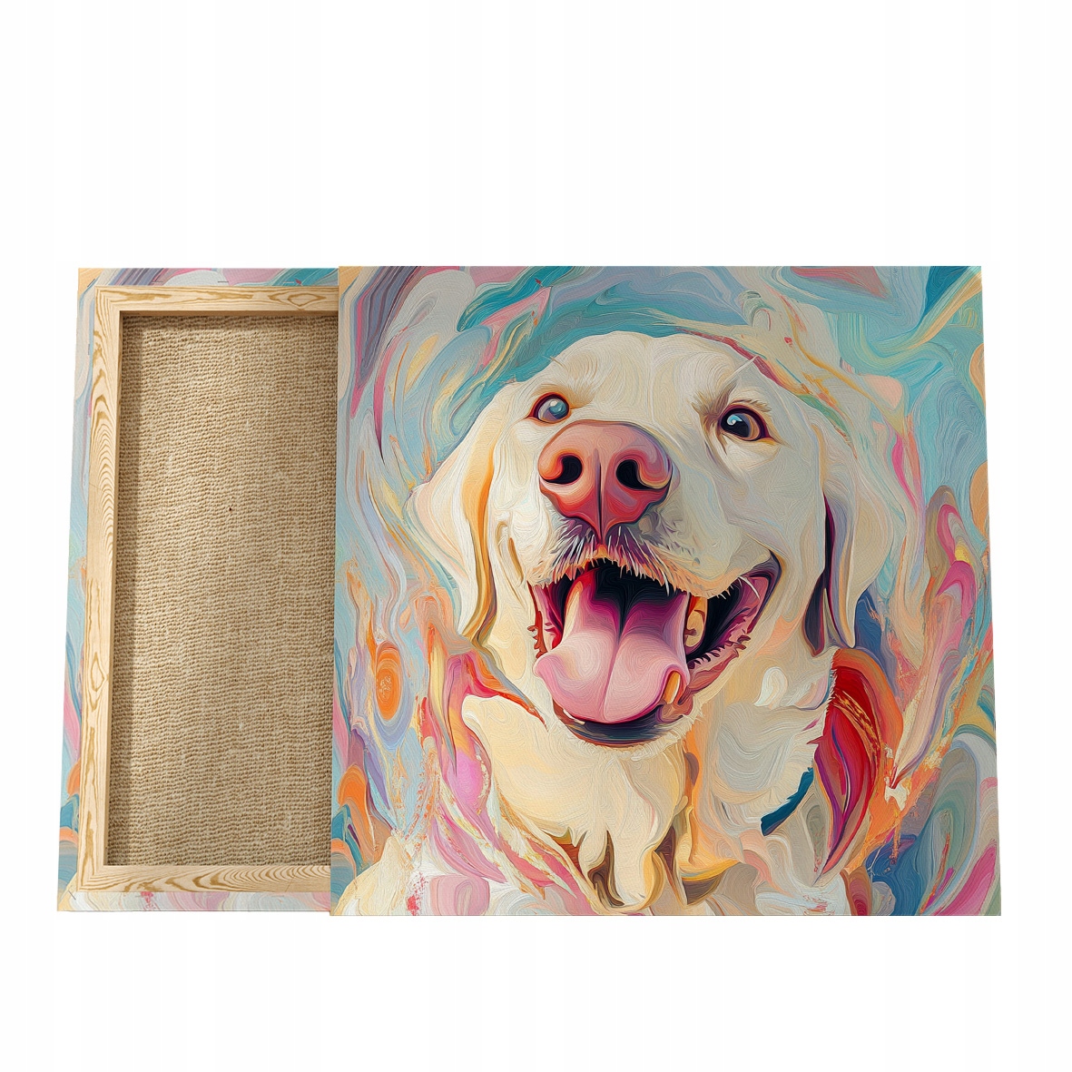 Obraz se psem Plátno Labrador Obraz s labradorem Pes Obraz, Portrét psa