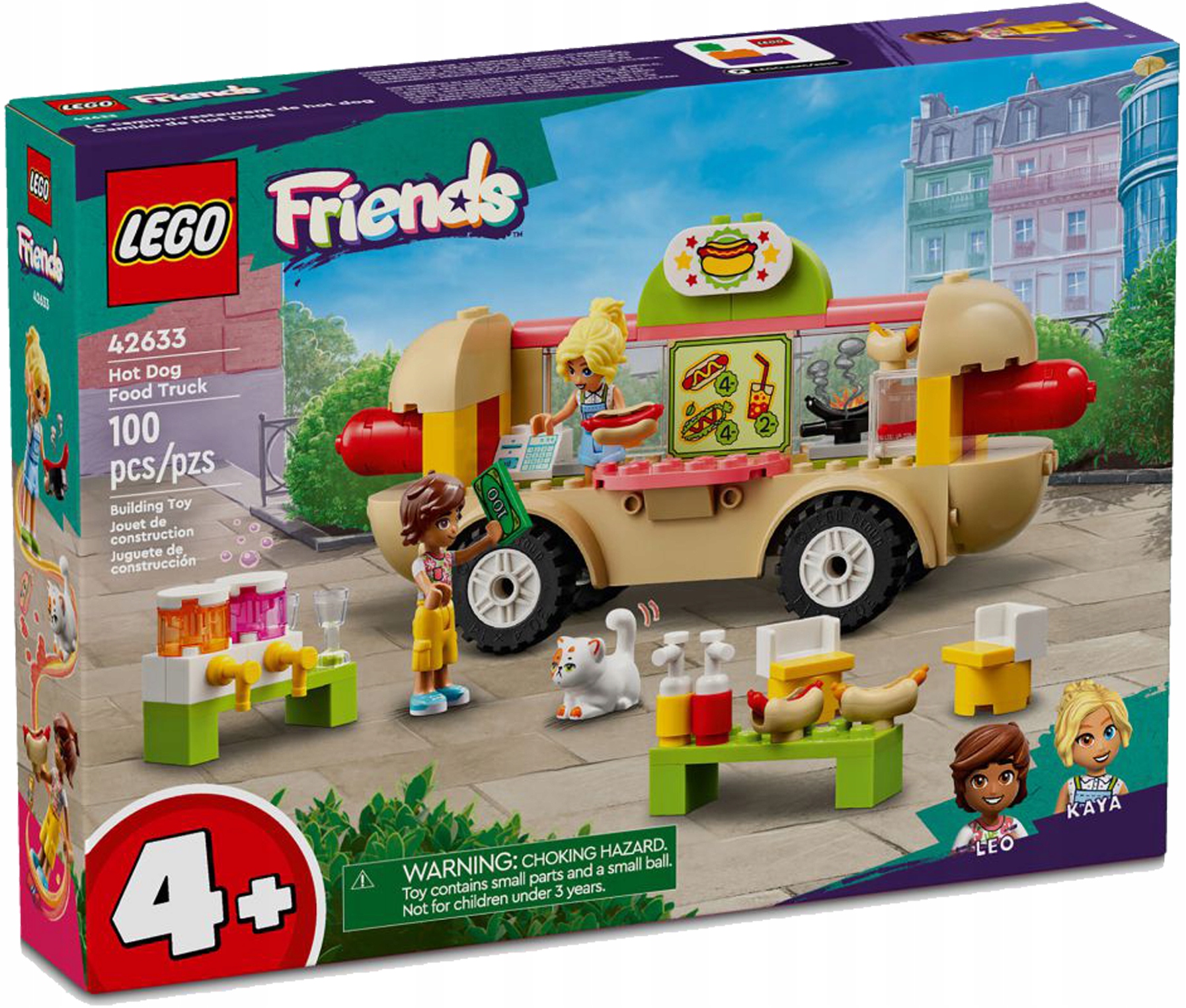 Lego Friends Food Truck S Hot Dogy, Sada Kostek 42633