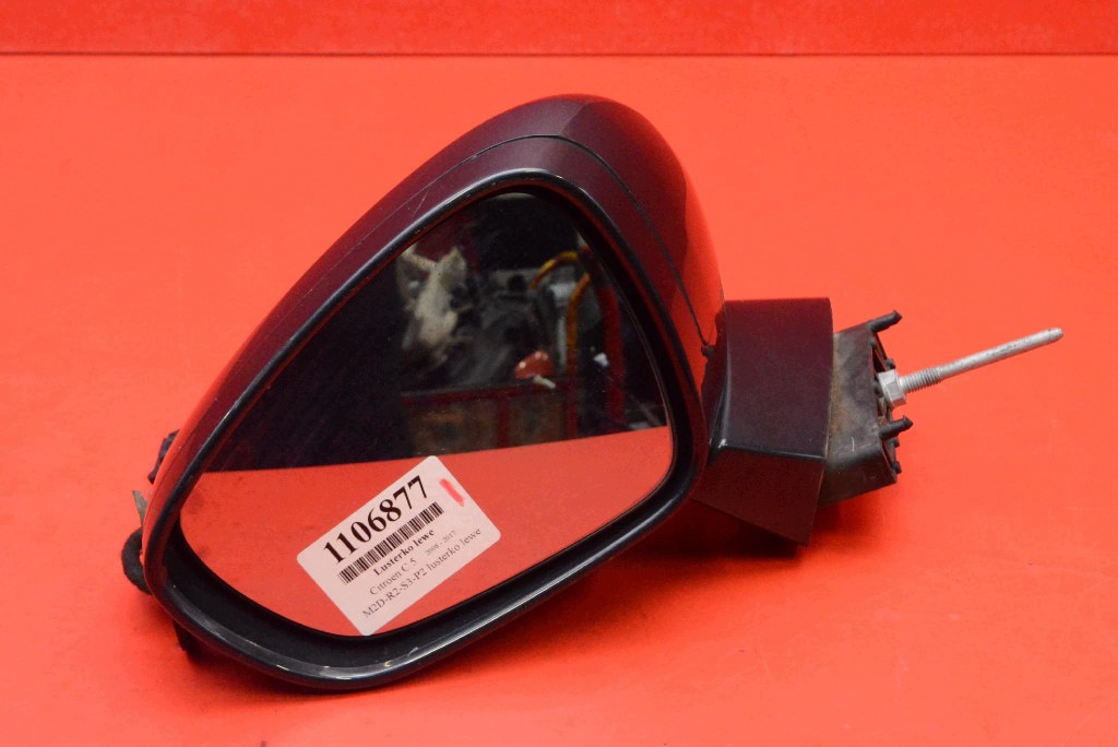 mirror left graphitic EU 0207156 CITROEN C5 II X7 III 08-17 8 PIN