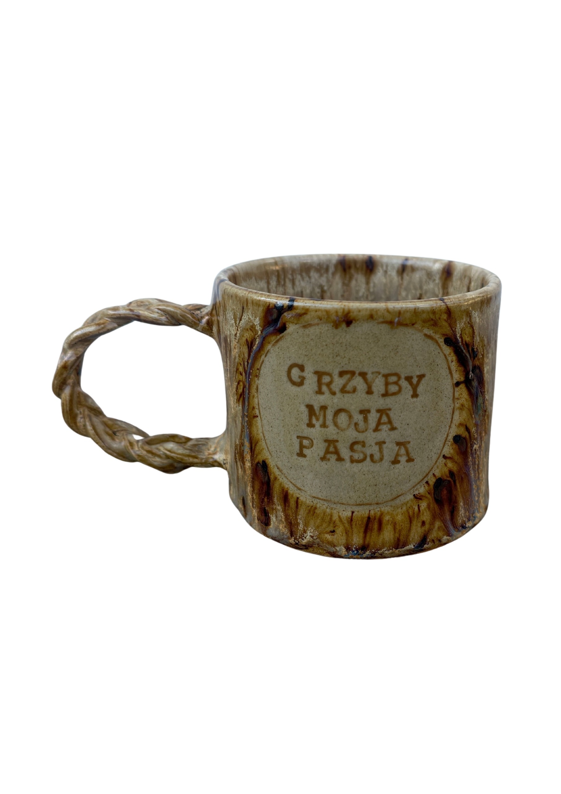 Ručně vyrobený keramický hrnek „Houby – moje vášeň“ 420 ml – Kc Creates Art
