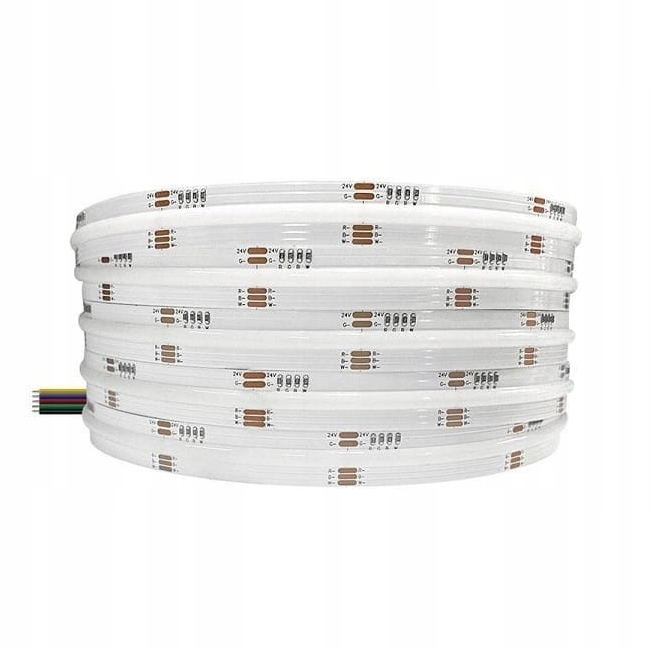 Led pásek Cob 784 LED/m Rgbw Ww 15W/m 24V IP20 5m jednolitý vícebarevný