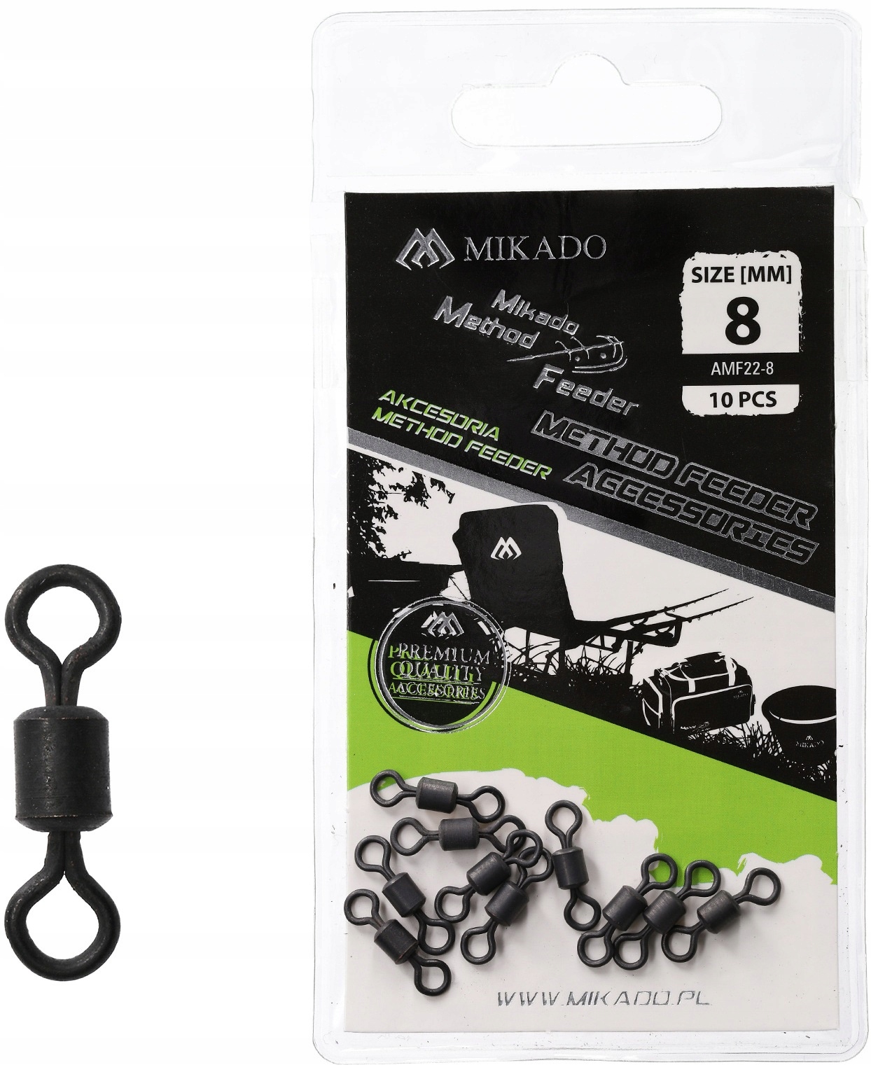 

Krętliki Mikado Method Feeder NR.8 10szt