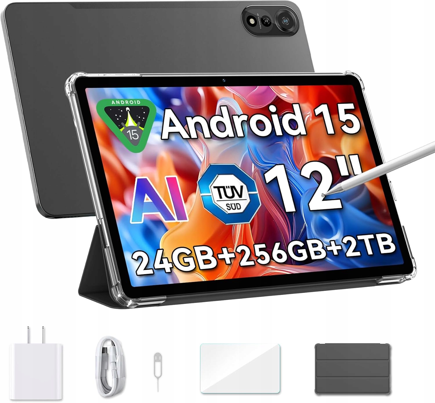 Blackview MEGA 2 256GB タブレット Tablet Blackview Tablet Mega 2 12 8/256GB LTE Wi-Fi Szary +
