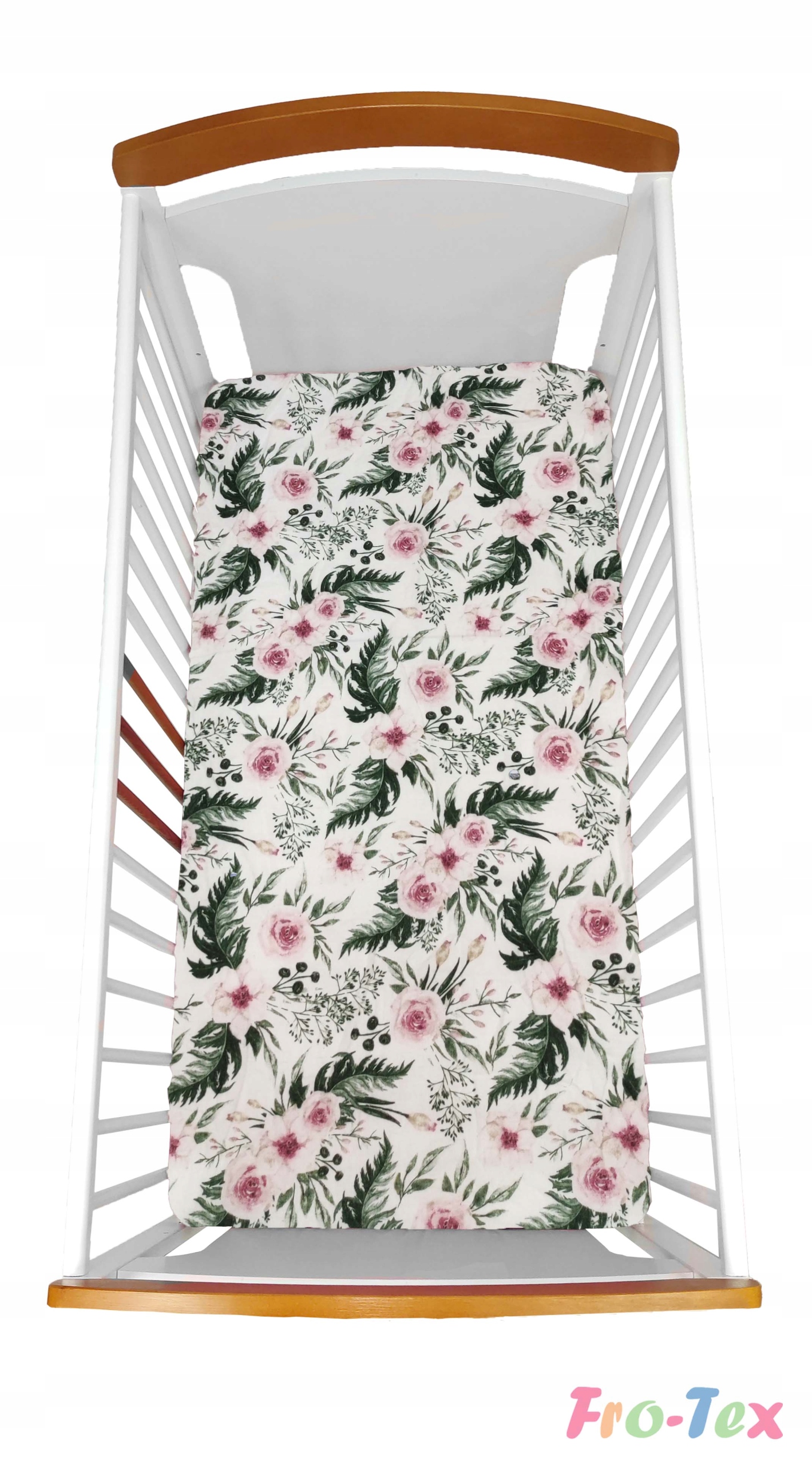 

Prześcieradło bawełniane do łóżeczka z gumka120x60