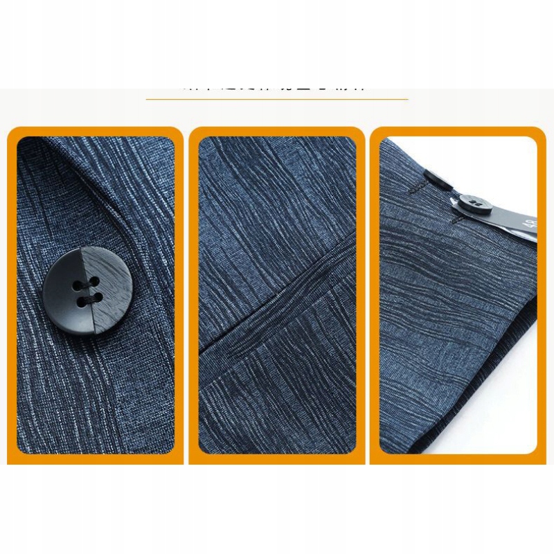 CASUAL MODNA MARYNARKA BIZNESOWA MĘSKA SLIM STYL Zapięcie guziki