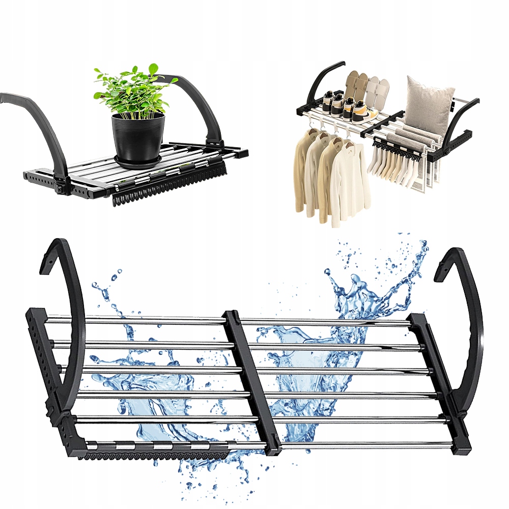 Levně Sušák Na Prádlo Skládací Teleskopická Rozkládací 64-110 cm