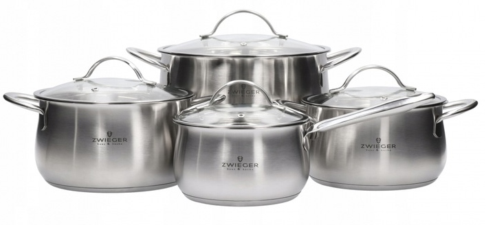 

Garnki Zwieger Zestaw Garnków Stal Nierdzewna Inox