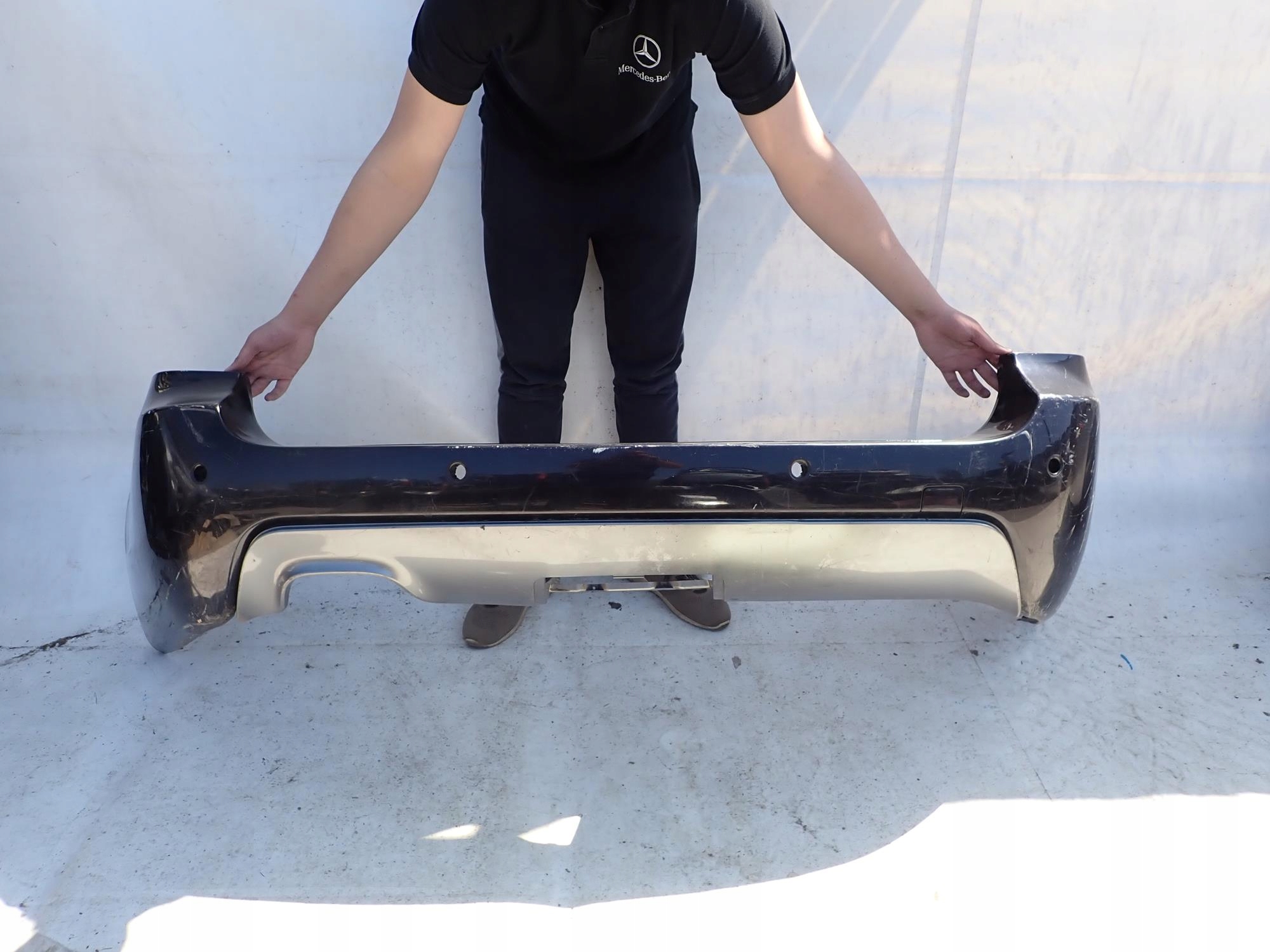 BMW 5 E61 KOMBI m-packet 03-10 bumper rear part towing PDC