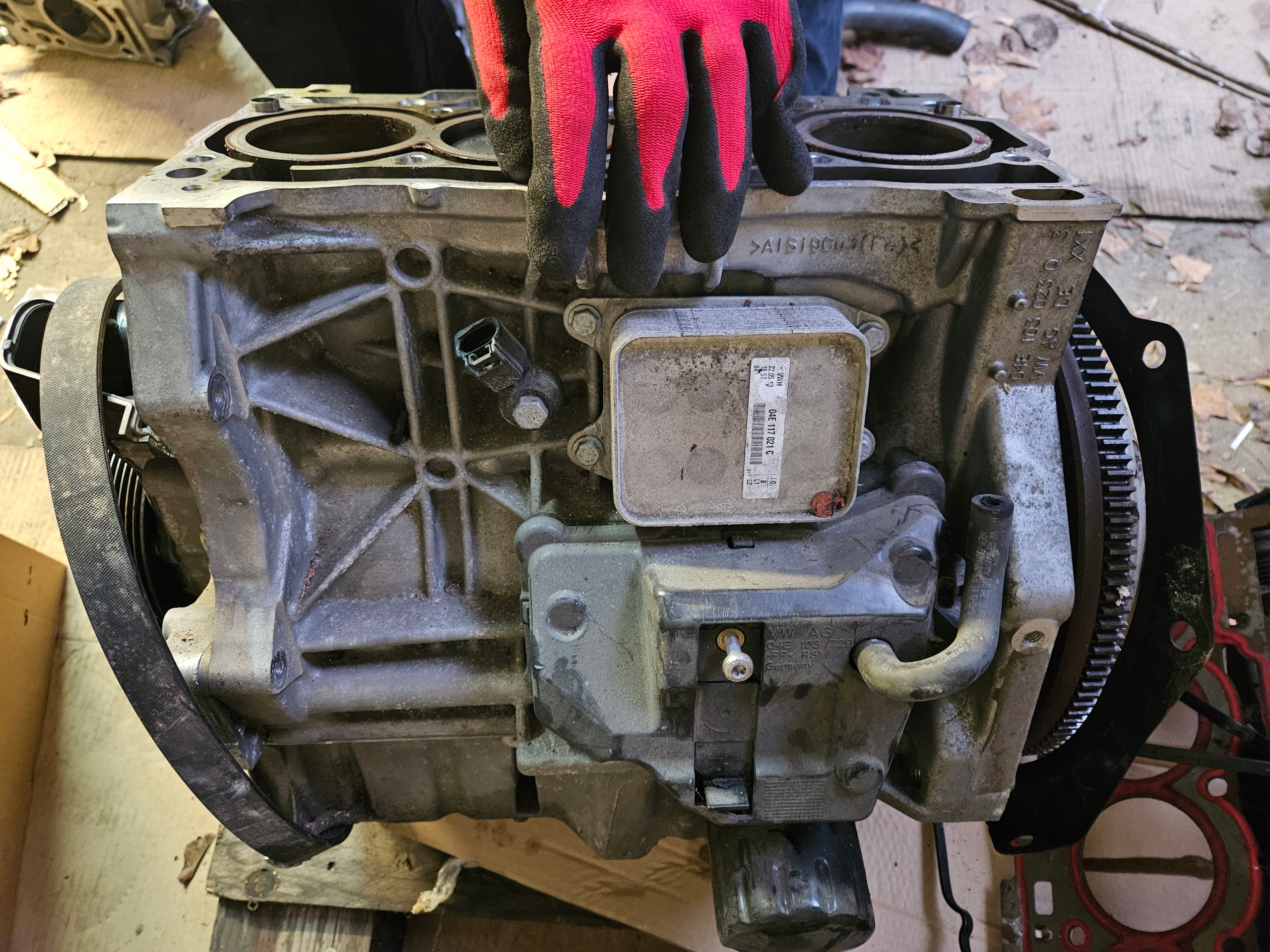 Blok wał tłoki Silnik 1.2 TSI CJZ Golf VII Leon Ibiza Fabia Skoda Seat VW