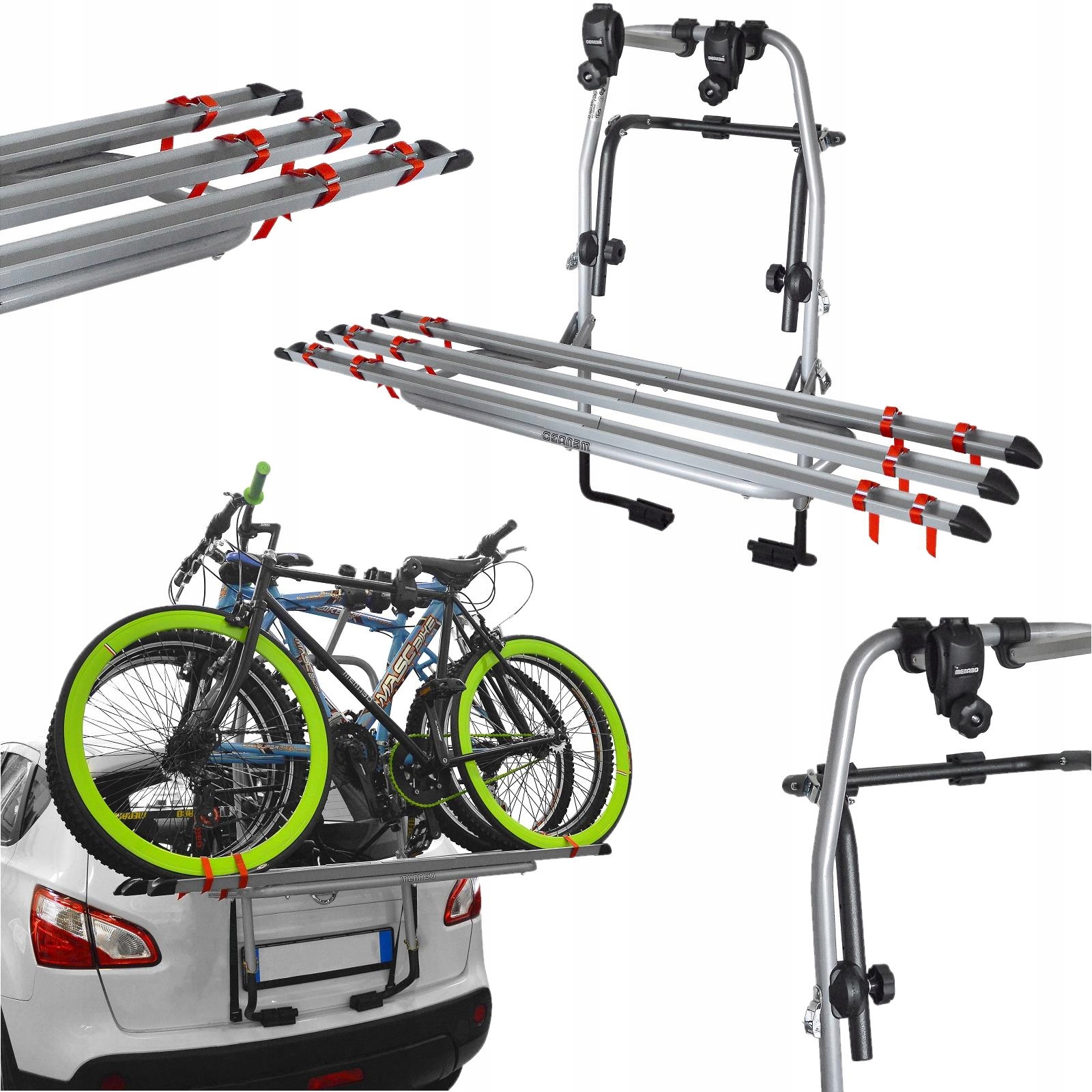Držiak Na Bicykel Na Klapku Pre 3 Bicykle Menabo Steel Bike
