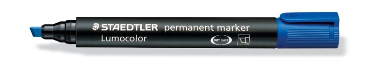 

Marker permanentny Staedtler ścięty Niebieski