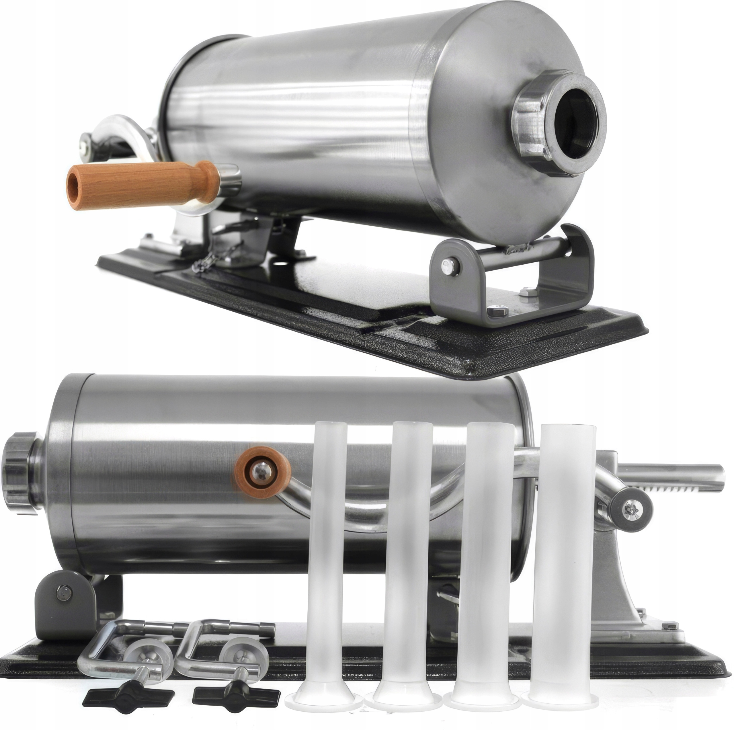 Nadziewarka Do Kiełbas Wędlin Szpryca Maszynka Do Kiełbasy 3KG 4 Lejki