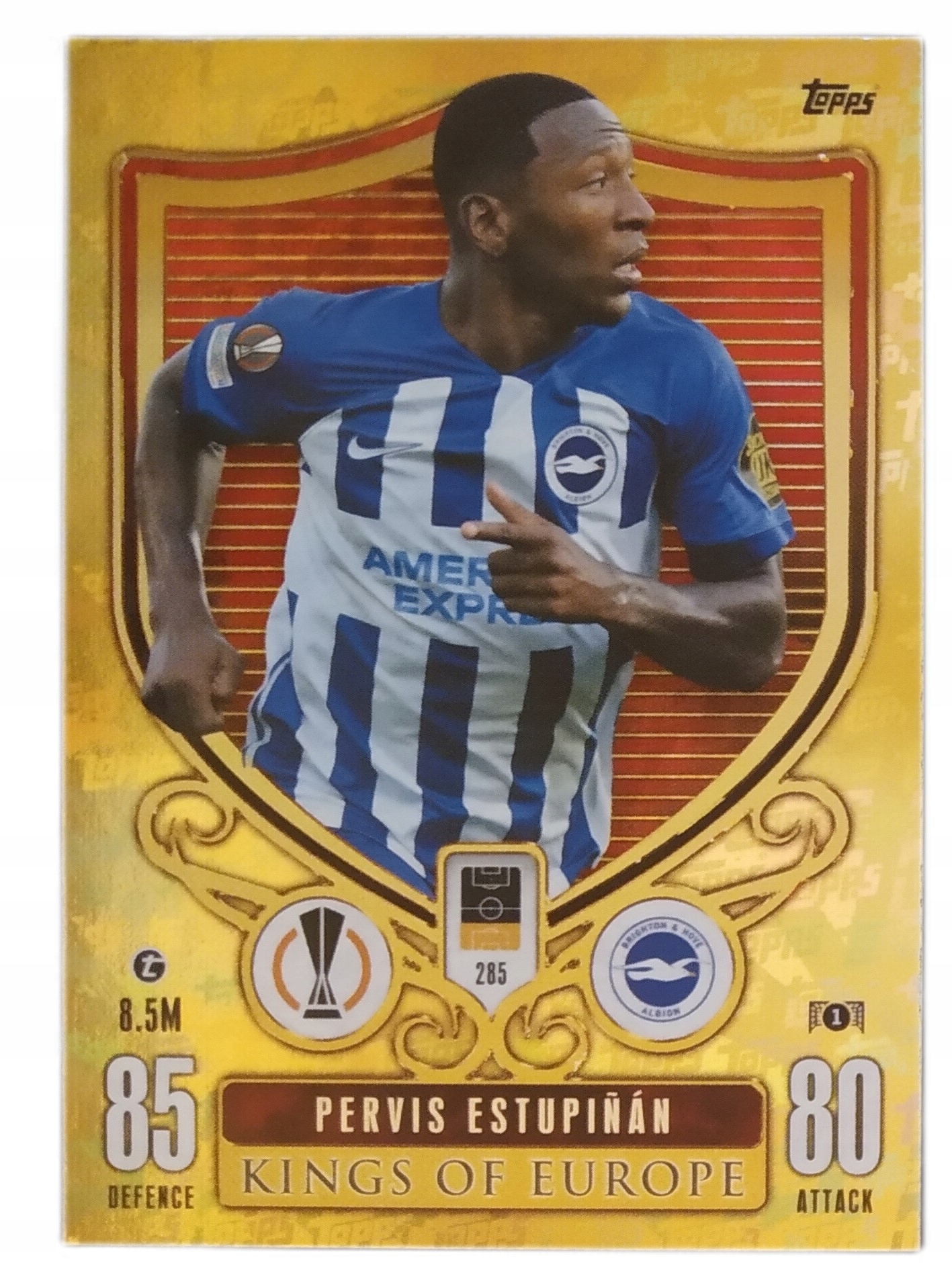 Topps Match Attax Extra 2023-2024 Kings Of Europe 285 Pervis Estupinan