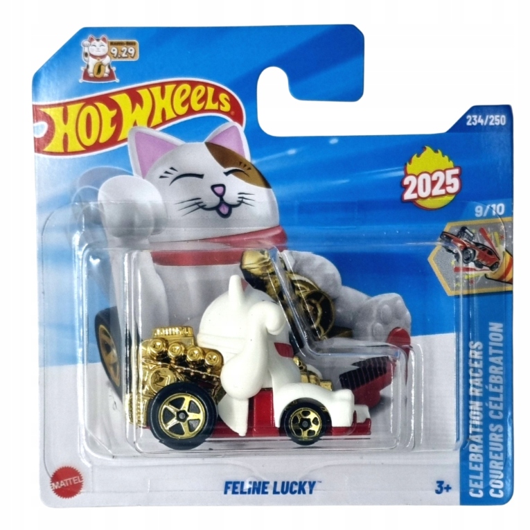 HOT WHEELS FELINE LUCKY HYW52 CHIŃSKI KOT SZCZĘŚCIA KOT MANEKI