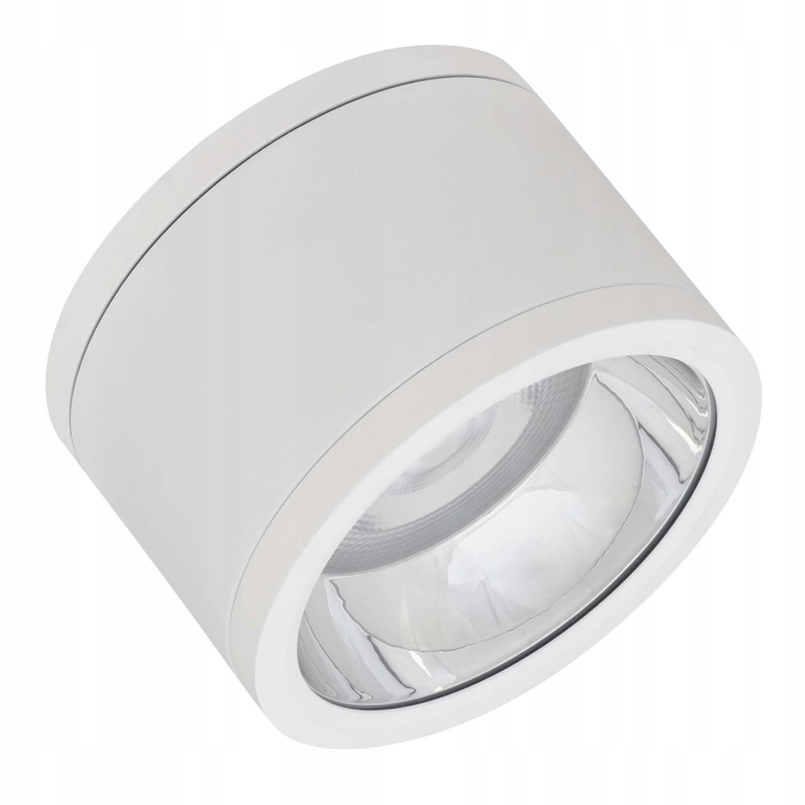Stropné Svietidlo Tuba Vonkajšia lampa 30W 3150lm 3000K IP65 UGR19 Biely Downlight