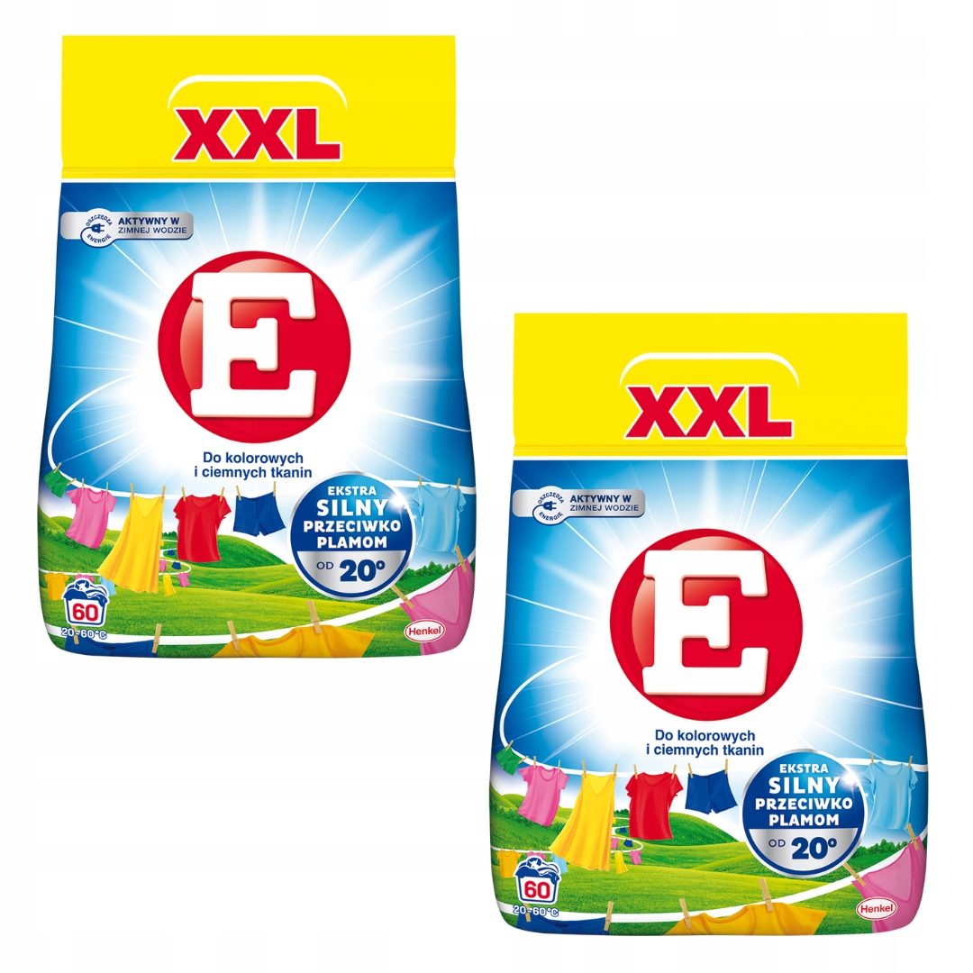 E Color proszek do prania 120 prań 2x 3,3kg