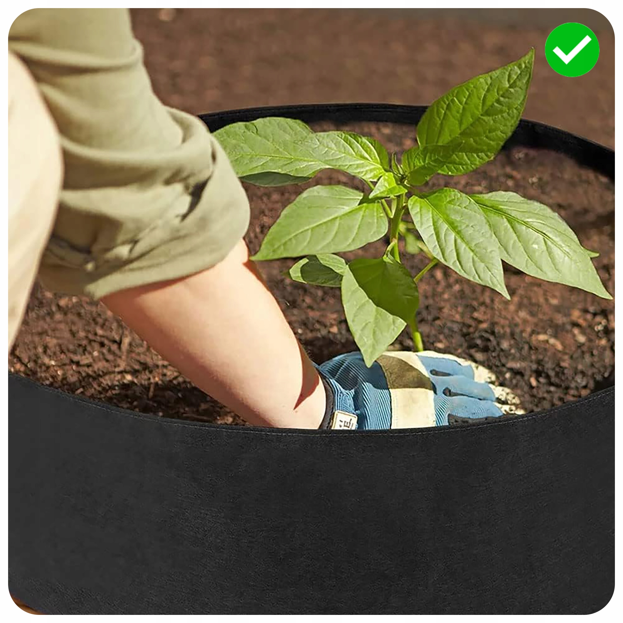 2SZT TORBA DO SADZENIA DO WARZYW KWIATÓW DONICZKA WOREK Kod producenta TORBA DO SADZENIA