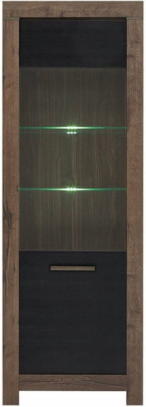 Witryna Wysoka Stojąca Balin Black Red White