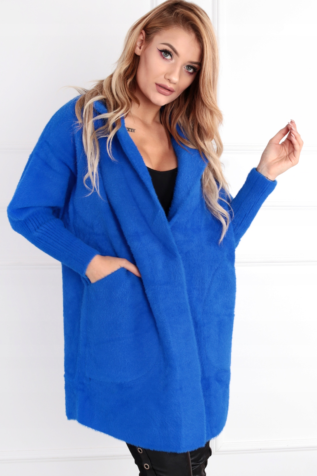 ALPAKA OVERSIZE PLUS SIZE 56-62 CHABROWY 1918 Rozmiar 62