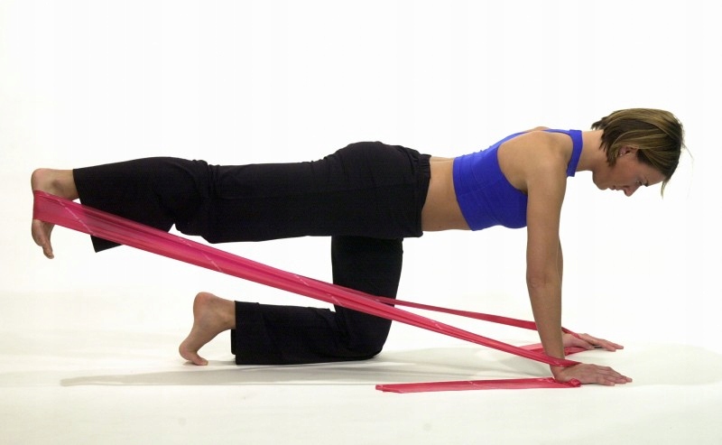 TAŚMA DO ĆWICZEŃ THERABAND GUMA ŻÓŁTA 2,5M Szerokość 126 mm