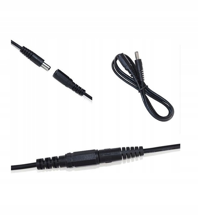 

Przedłużka do zasilacza 3m DC Jack 5.5 x 2.1