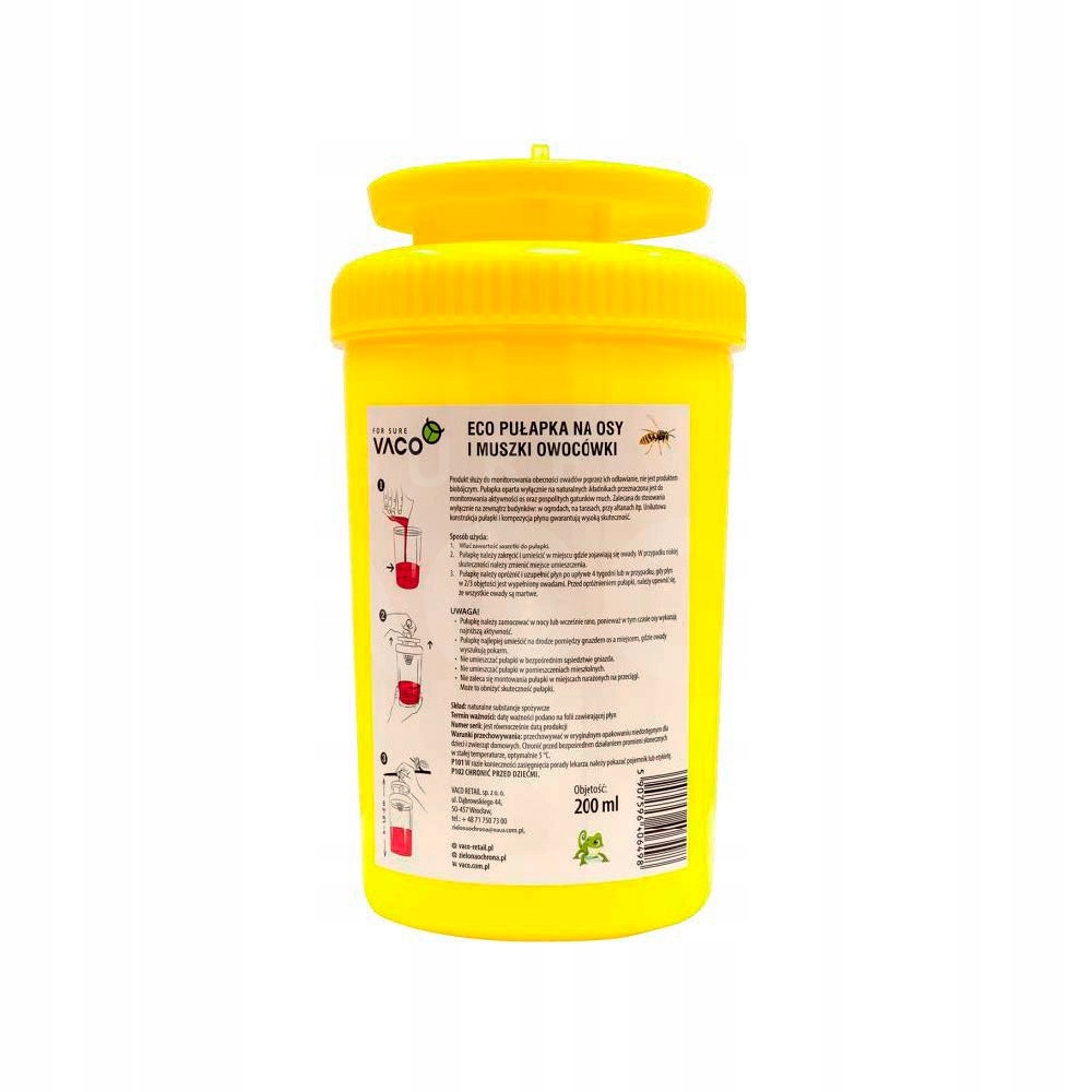 

Pułapka na szerszenie osy muchy Vaco Eco płyn