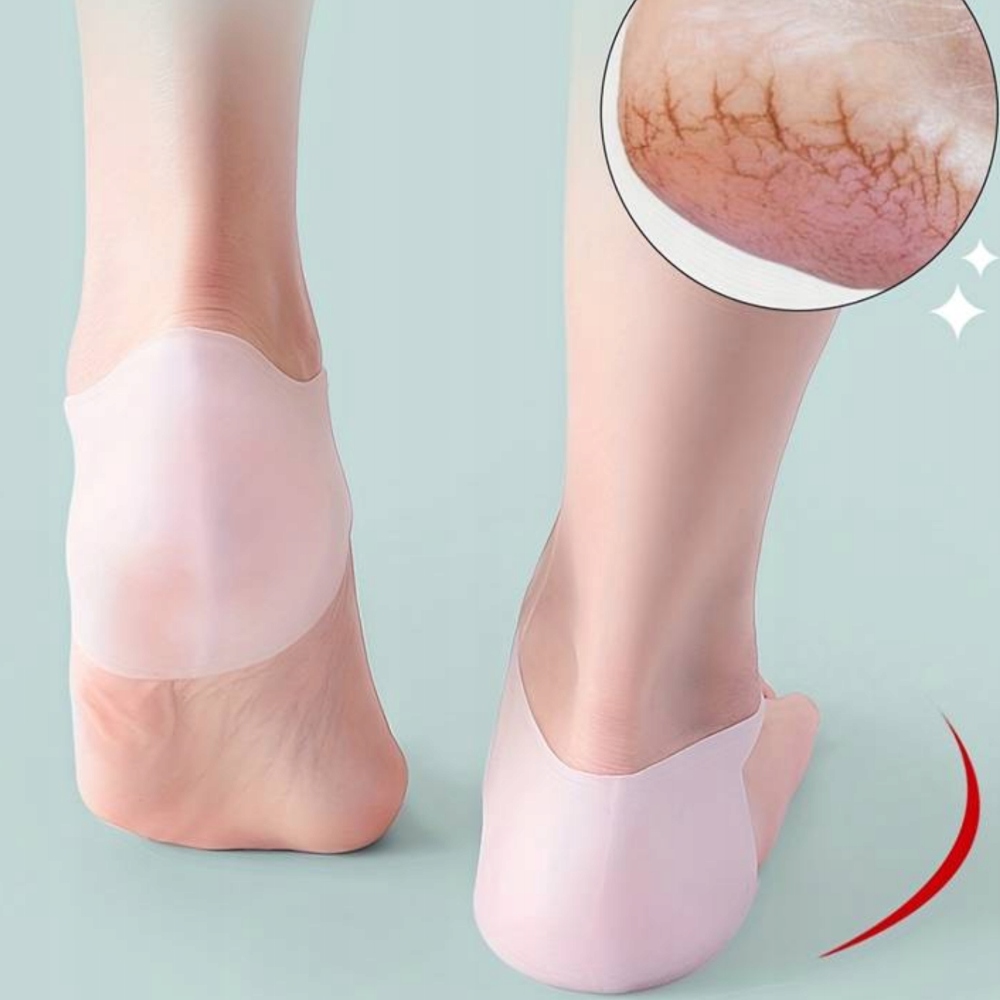 PODPIĘTKI ŻELOWE OSŁONY NA SPĘKANE PIĘTY SKARPETKI Typ żelowe