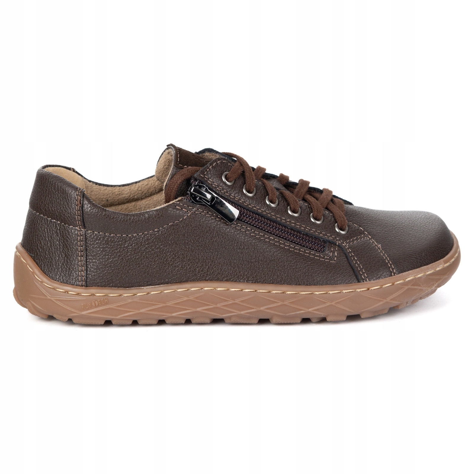 Dámské minimalistické kožené barefootové boty model 1243/2 hnědé 36