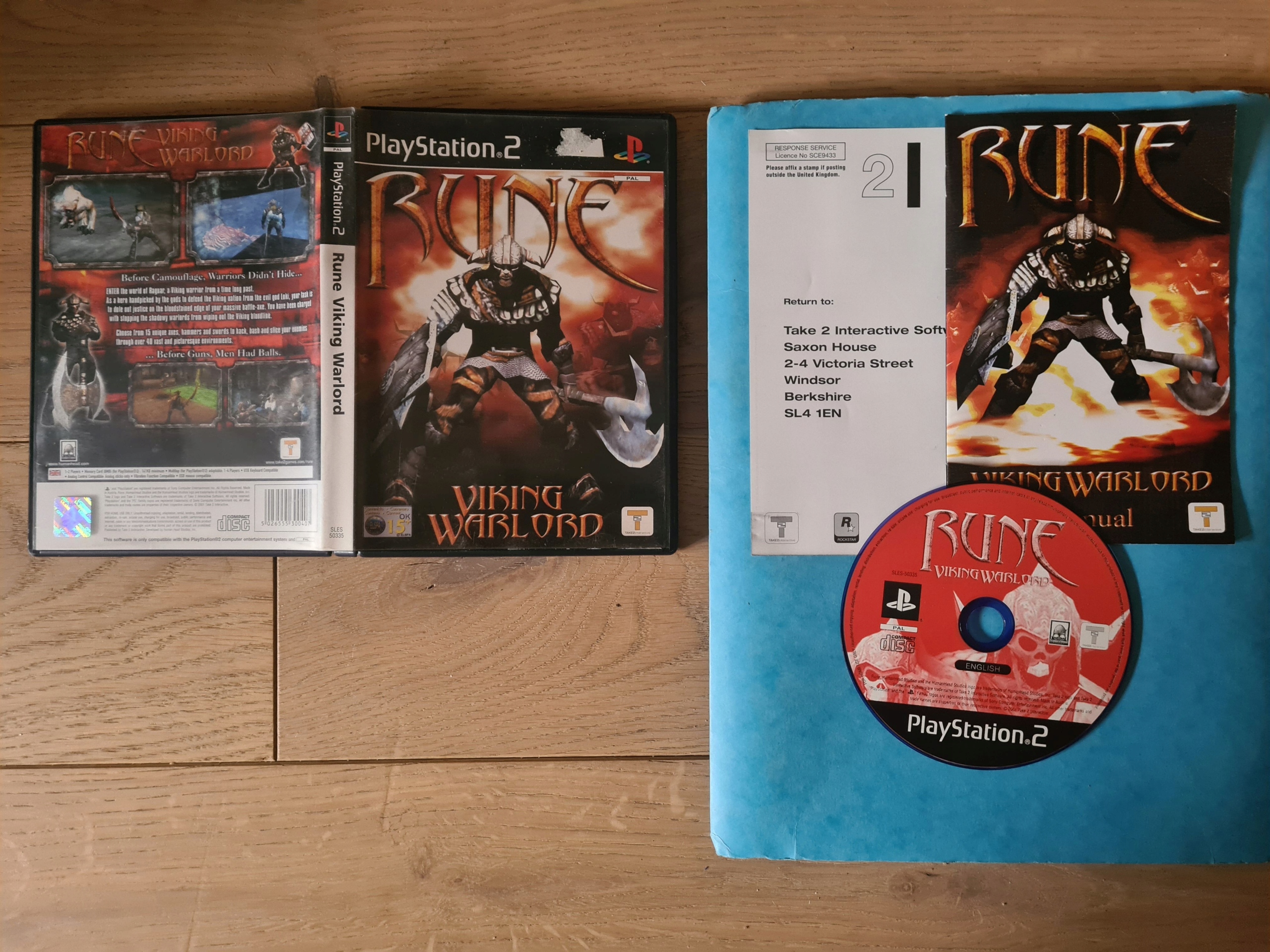 Rune Viking Warlord Platforma PlayStation 2 (PS2)