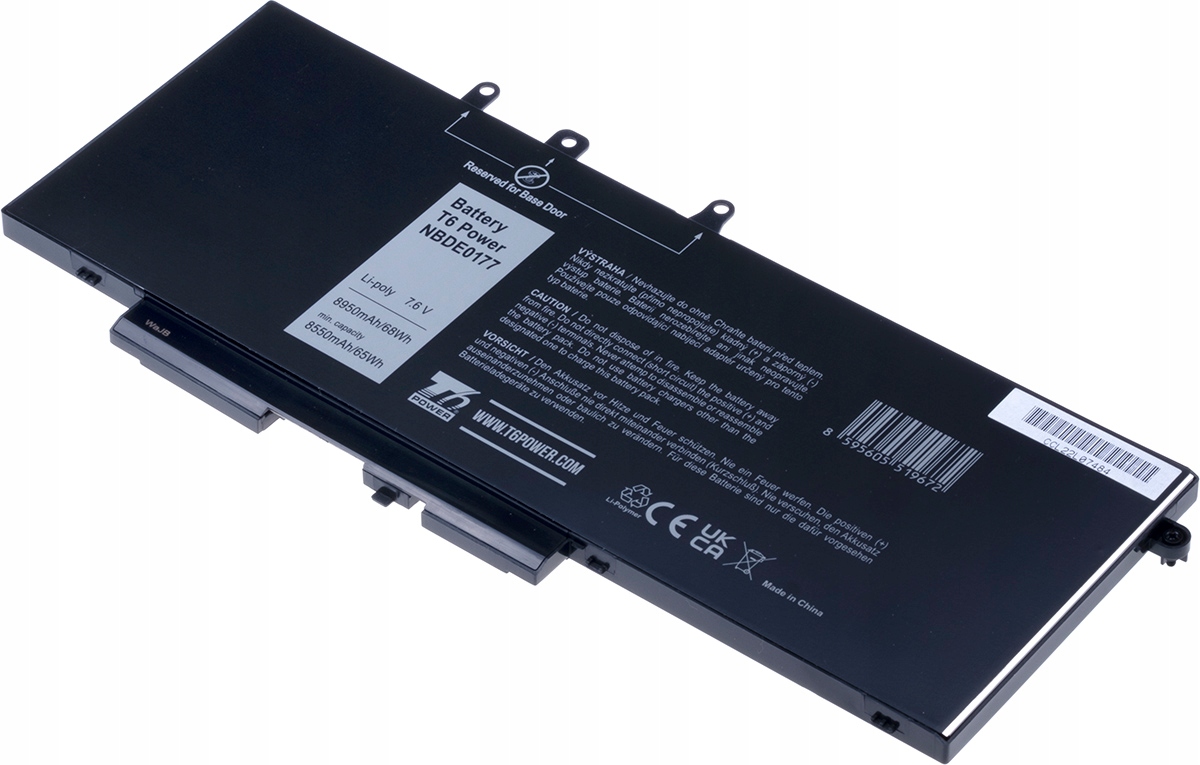Baterie T6 Power pro Dell Latitude 12 5290