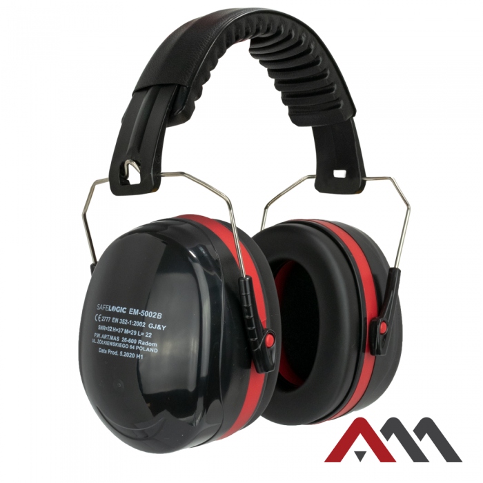 

Nauszniki Ochronne Słuchawki SafeLogic EM5002 B