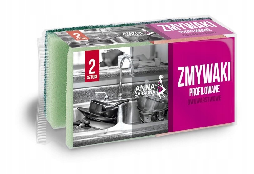 

Zmywaki profilowane 2szt Anna Zaradna