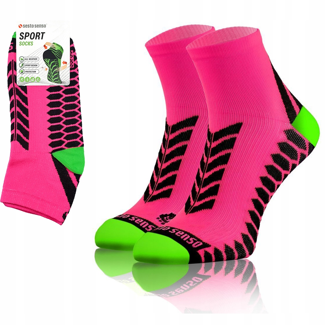 

Oddychające skarpety Sportowe Sesto Senso 39-42