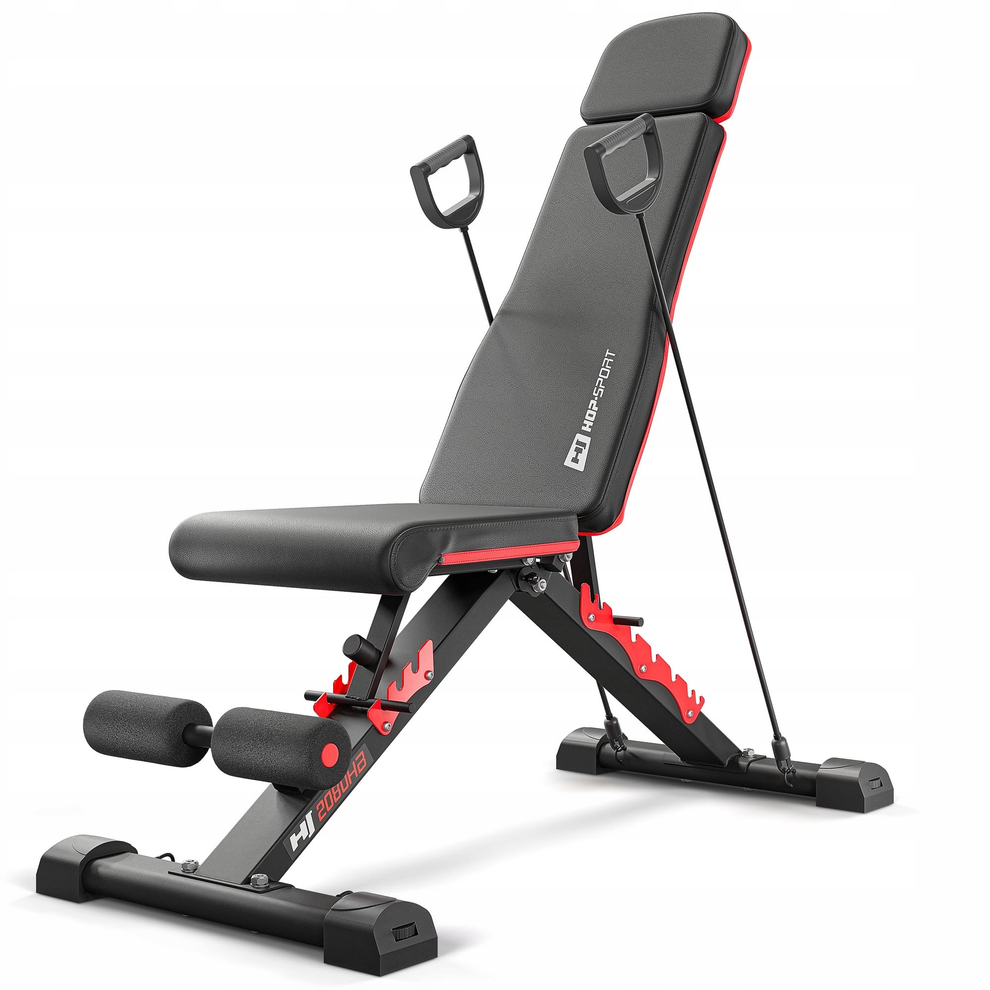 Posilovací lavice skládací Hop Sport s nastavitelným sklonem s expandéry