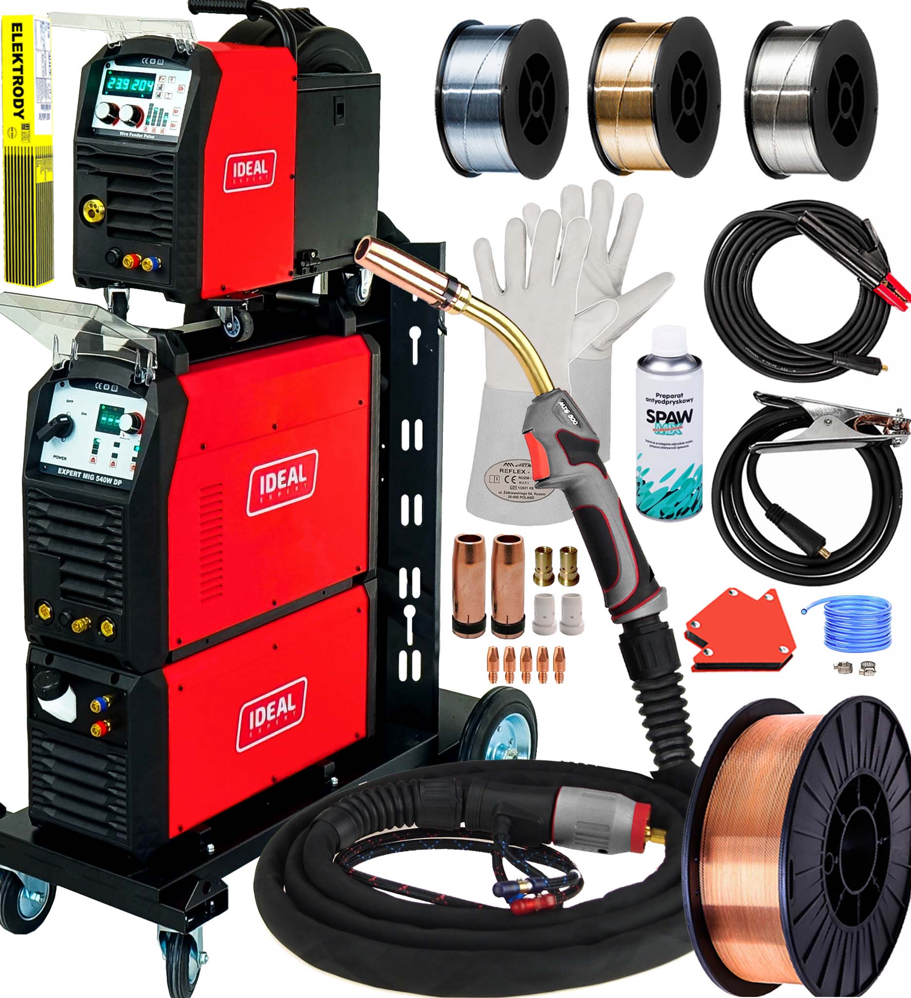 Svařovací Stroj Ideal Expert Mig 540 Dual Puls 500A 400V