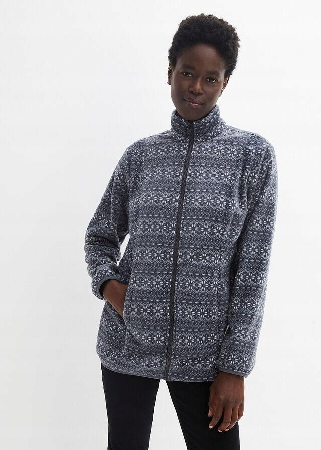 PŁASZCZ 3 W 1 Z KURTKĄ WEWNĘTRZNĄ Z POLARU BONPRIX 52 Marka Bonprix