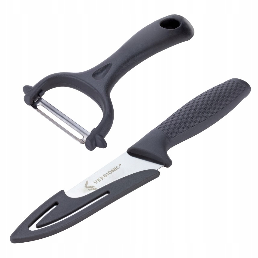 Zestaw Kuchenny NÓŻ UNIWERSALNY + OBIERACZKA do warzyw, do owoców