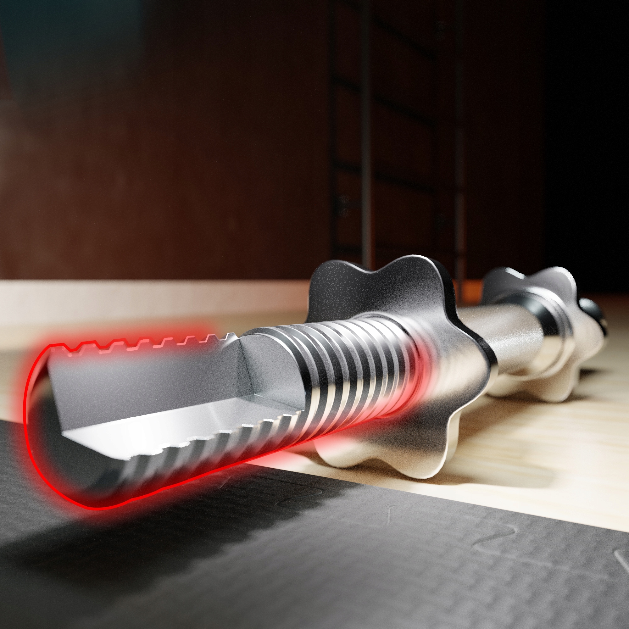 Zestaw obciążeń bitumicznych i gryfów do siłowni domowej hantle nakład 58kg Rodzaj gryfu prosty