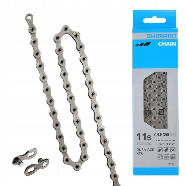 Shimano CN-HG901 Dura Ace Xtr Łańcuch 11rz Spinka Oryginał Box