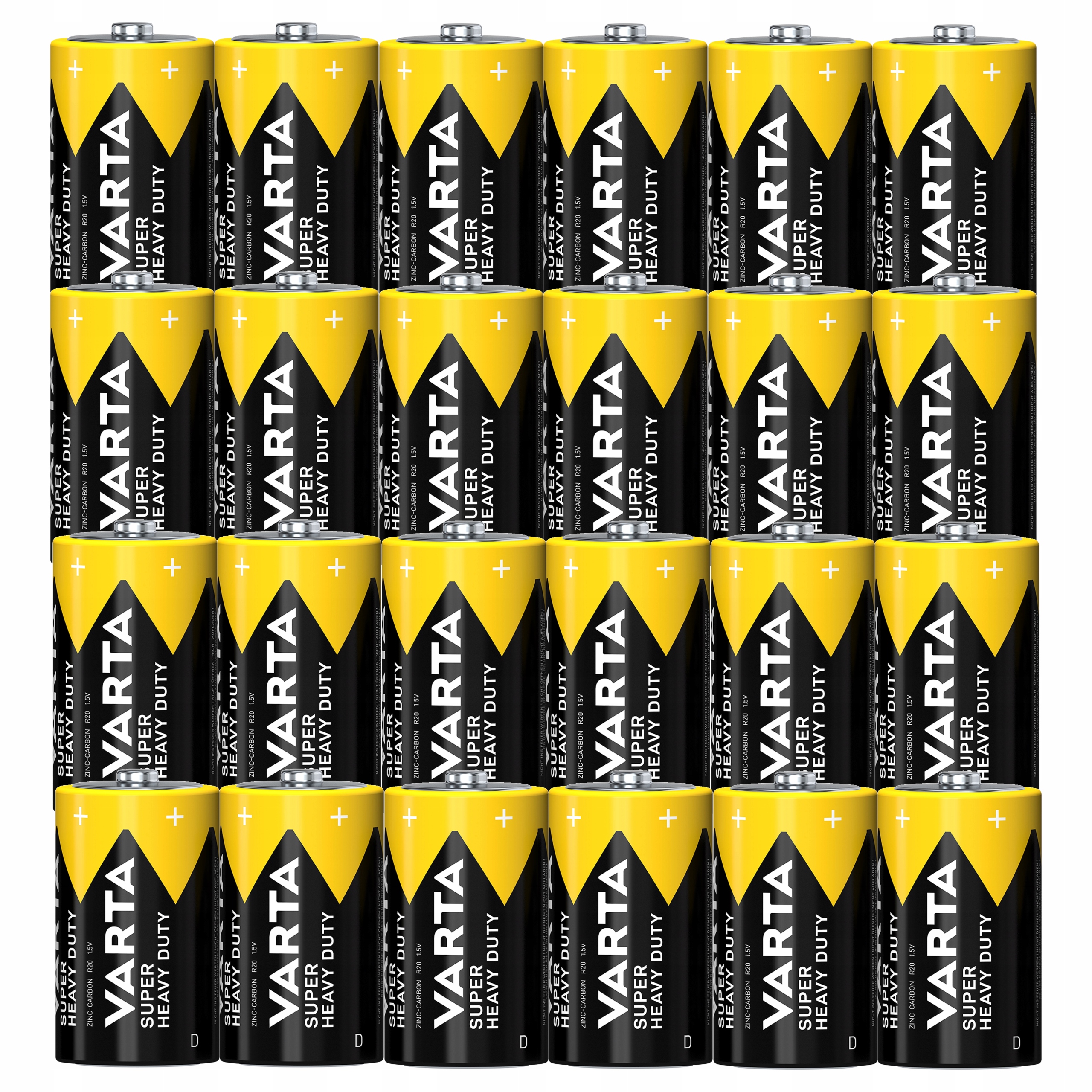 

Varta R20 D Heavy Duty 1.5V pakiet 24 sztuk