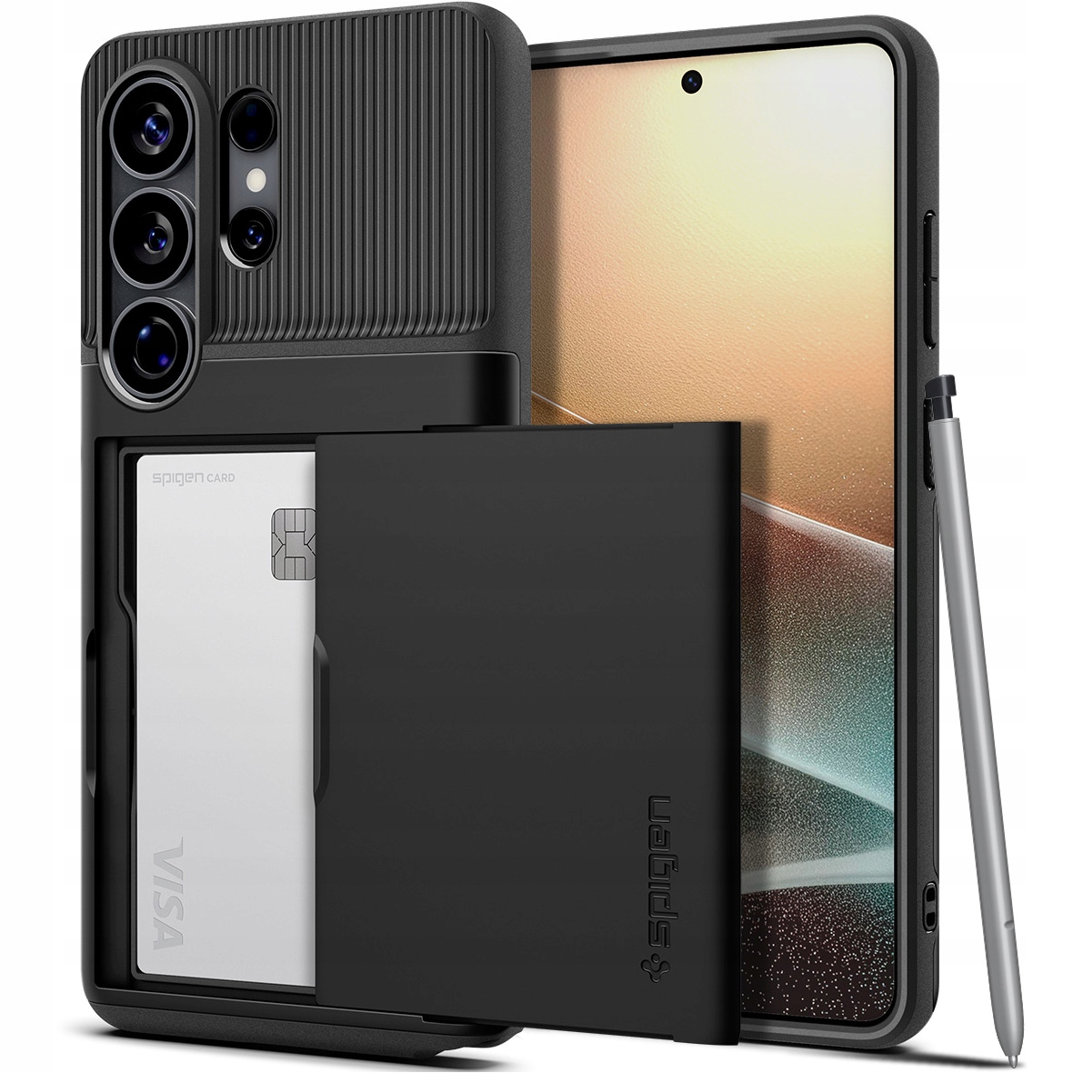 Etui do Galaxy S26 Ultra, Spigen Slim Armor Cs, cover z podstawką, stylowe