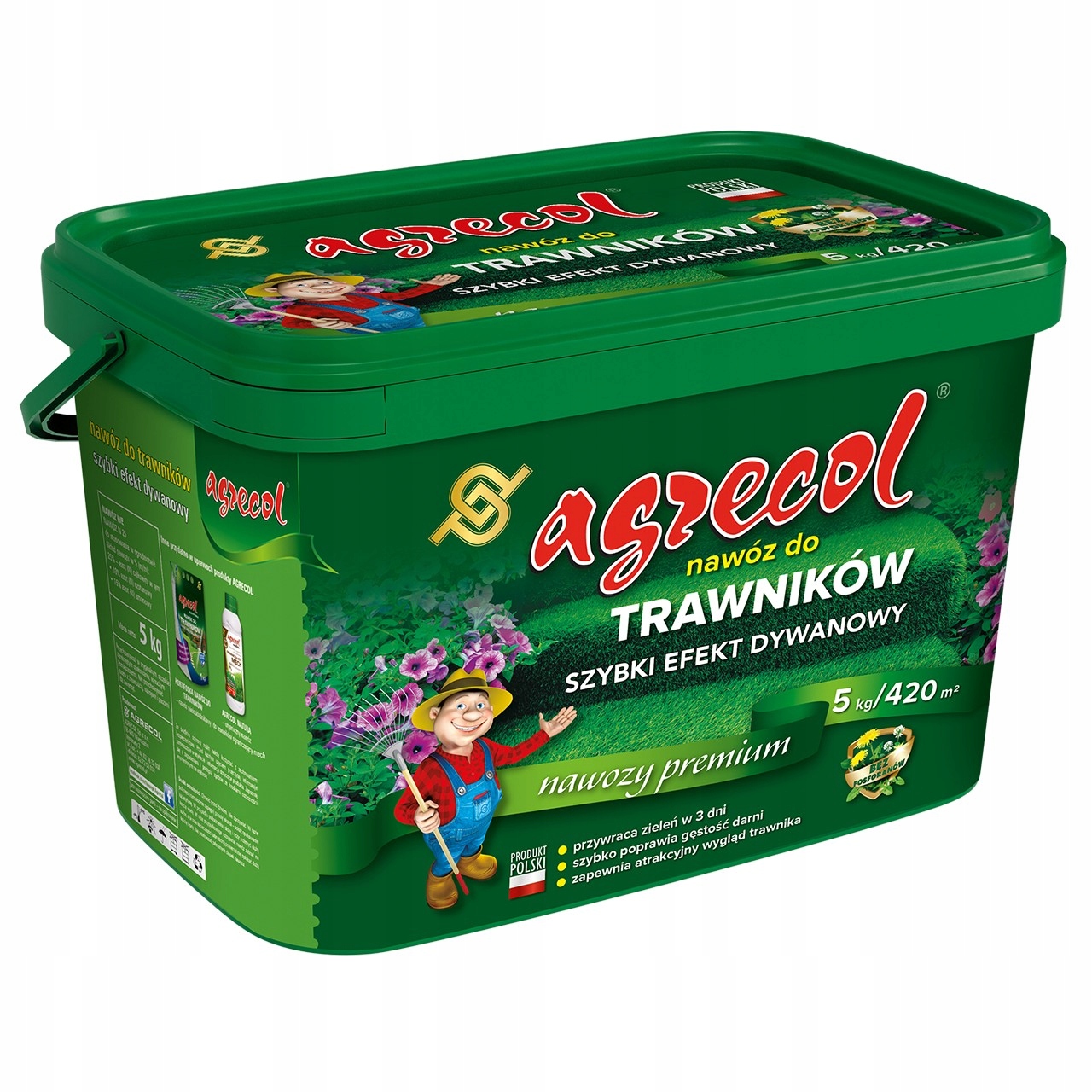 

Agrecol Nawóz Do Trawnika Trawy 5KG Na 420m2